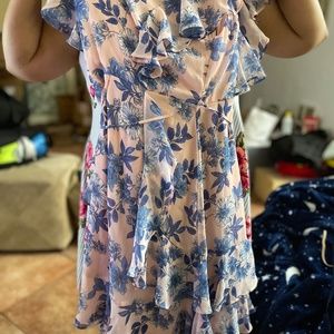 Tommy Hilfiger Dress Pink Flowers Summer Spring